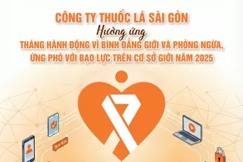 Công ty Thuốc lá Sài Gòn hưởng ứng tháng hành động vì bình đẳng giới...